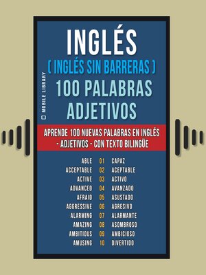 cover image of Inglés ( Inglés sin Barreras ) 100 Palabras--Adjetivos